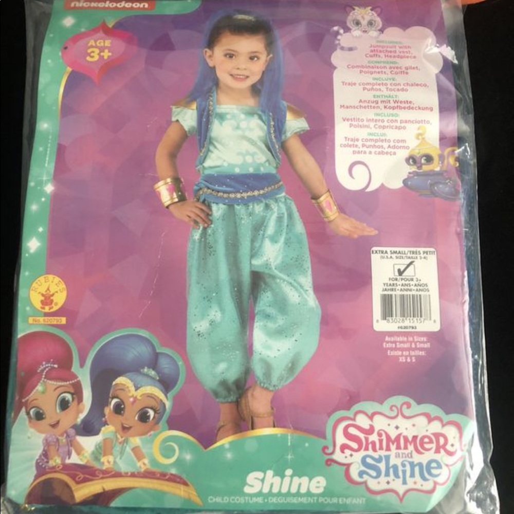 Shimmer girls costume